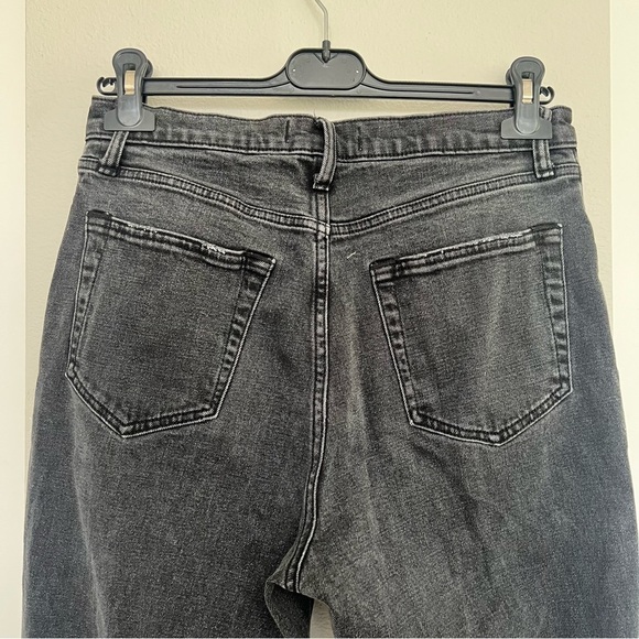 Abercrombie & Fitch Curve Love Ankle Straight Distressed Jeans - Size 29 / 8 - Picture 7 of 13